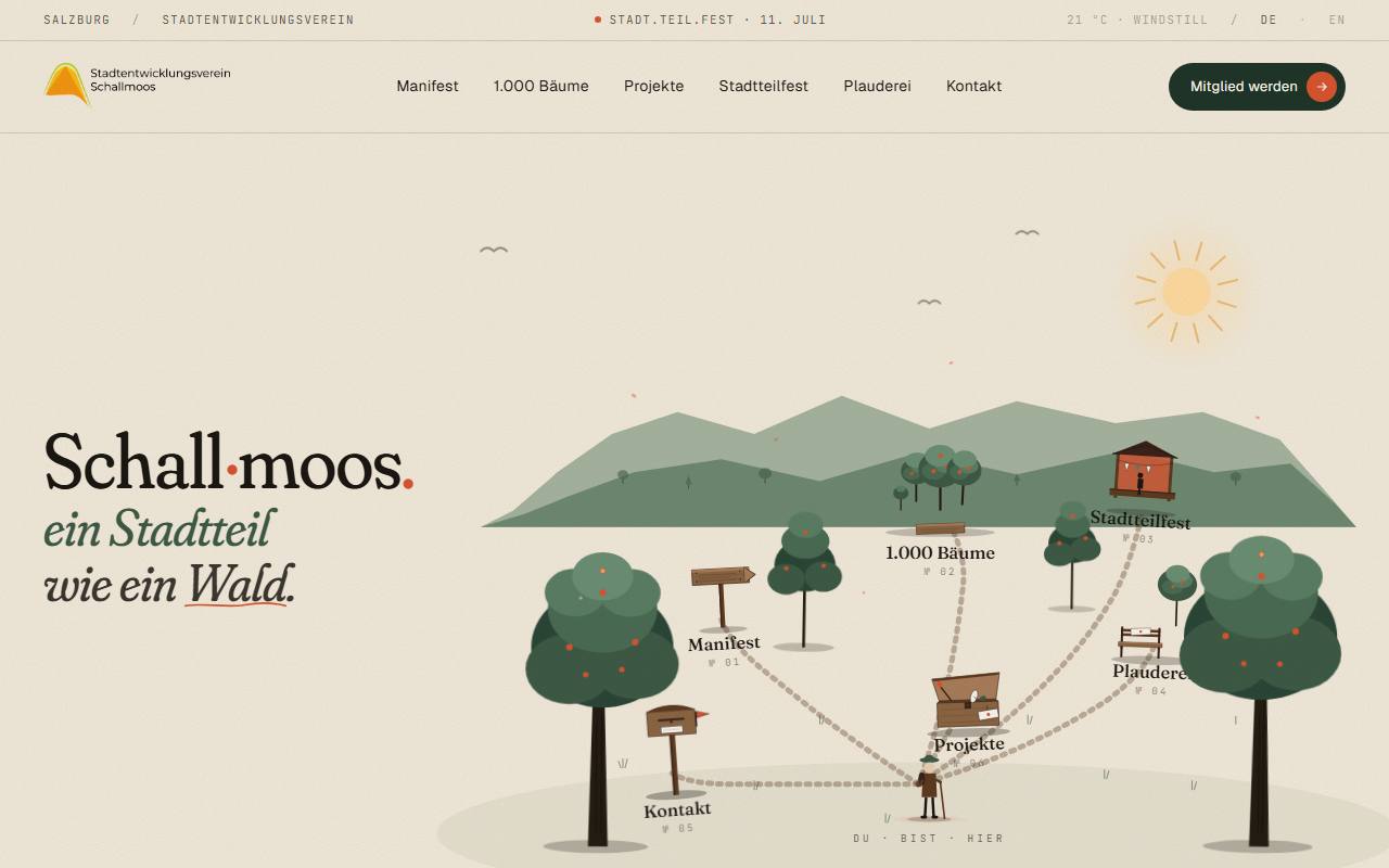 Schallmoss — site preview